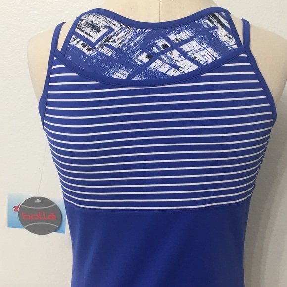 Women’s Bolle Layered Tennis Tank Top, Sz M NWT - Picture 4 of 6